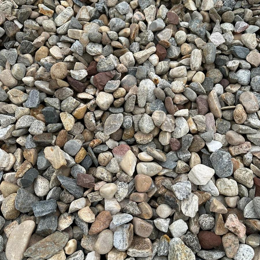 Native Round Stone washed 1/4