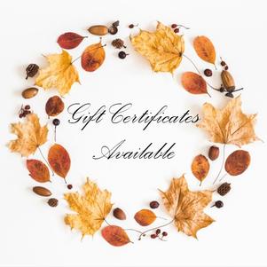 Order a Gift Certificate